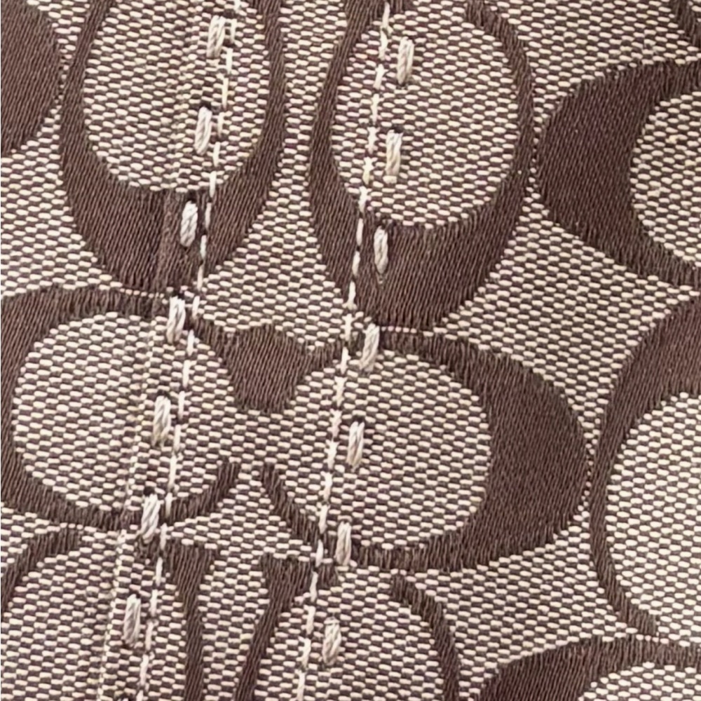 Coach Tan and Brown Signature Satchel - Picture 12 of 12